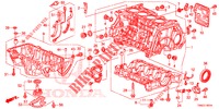 BLOC CYLINDRES/CARTER D'HUILE (2.0L) pour Honda CR-V 2.0 S 5 Portes 5 vitesses automatique 2015