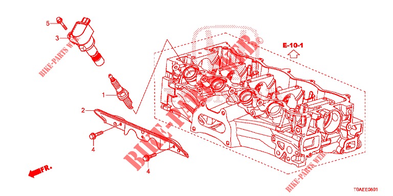 BOBINE TROU BOUCHON (2.0L) pour Honda CR-V 2.0 S 5 Portes 5 vitesses automatique 2015