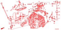 TUYAU ATF/RECHAUFFEUR ATF pour Honda CR-V 2.0 COMFORT 5 Portes 9 vitesses automatique 2017