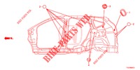 ANNEAU (LATERAL) pour Honda CR-V 2.0 COMFORT 5 Portes 5 vitesses automatique 2018
