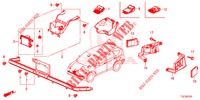 RADAR pour Honda CR-V 2.0 ELEGANCE 5 Portes 5 vitesses automatique 2018