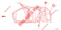 ANNEAU (LATERAL) pour Honda CR-V 2.0 ELEGANCE L 5 Portes 5 vitesses automatique 2018