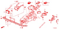RADAR pour Honda CR-V 2.0 ELEGANCE L 5 Portes 5 vitesses automatique 2018