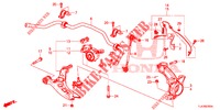 ARTICULATION AVANT/BRAS INFERIEUR AVANT pour Honda CR-V 1.5 BASE 5 Portes 6 vitesses manuelles 2019