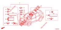 FAISCEAU DES FILS (4) (LH) pour Honda CR-V 1.5 MID 5 Portes 6 vitesses manuelles 2019
