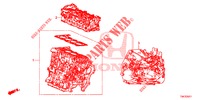 ENS. DE MOTEUR/ENS. BOITE DE VITESSES (DIESEL) (1.6L) pour Honda CR-V DIESEL 1.6 COMFORT 5 Portes 6 vitesses manuelles 2014