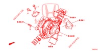 TURBOCOMPRESSEUR (DIESEL) (1.6L) pour Honda CR-V DIESEL 1.6 EXECUTIVE NAVI 5 Portes 6 vitesses manuelles 2014