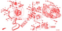 SUPPORT DE MOTEUR (DIESEL) (2.2L) pour Honda CR-V DIESEL 2.2 COMFORT 5 Portes 6 vitesses manuelles 2014
