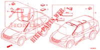 FAISCEAU DES FILS (LH) (4) pour Honda CR-V DIESEL 2.2 COMFORT 5 Portes 5 vitesses automatique 2014