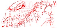 GARNITURE DE LONGRINE LATERALE/PROTECTION pour Honda CR-V DIESEL 2.2 COMFORT 5 Portes 5 vitesses automatique 2014