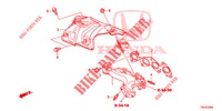 COLLECTEUR D'ECHAPPEMENT (DIESEL) (2.2L) pour Honda CR-V DIESEL 2.2 ELEGANCE L 5 Portes 6 vitesses manuelles 2014