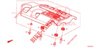 COUVERCLE DE MOTEUR (DIESEL) (2.2L) pour Honda CR-V DIESEL 2.2 ELEGANCE L 5 Portes 6 vitesses manuelles 2014