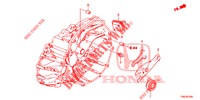 DEBRAYAGE (DIESEL) (1) pour Honda CR-V DIESEL 1.6 COMFORT 5 Portes 6 vitesses manuelles 2015
