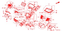 GARNITURE D'INSTRUMENT (COTE DE CONDUCTEUR) (LH) pour Honda CR-V DIESEL 1.6 COMFORT 5 Portes 6 vitesses manuelles 2015