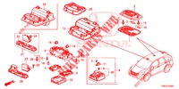 PLAFONNIER pour Honda CR-V DIESEL 1.6 COMFORT 5 Portes 6 vitesses manuelles 2015