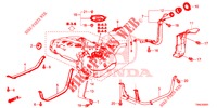 TUYAU DE REMPLISSAGE DE CARBURANT (DIESEL) pour Honda CR-V DIESEL 1.6 COMFORT 5 Portes 6 vitesses manuelles 2015