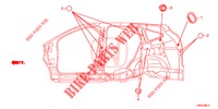 ANNEAU (LATERAL) pour Honda CR-V DIESEL 1.6 ELEGANCE NAVI 4WD 5 Portes 6 vitesses manuelles 2015