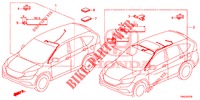 FAISCEAU DES FILS (LH) (4) pour Honda CR-V DIESEL 1.6 ELEGANCE NAVI 4WD 5 Portes 6 vitesses manuelles 2015