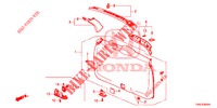 GARNITURE DE HAYON AR. pour Honda CR-V DIESEL 1.6 ELEGANCE NAVI 4WD 5 Portes 6 vitesses manuelles 2015
