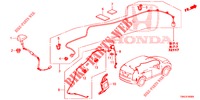 ANTENNE pour Honda CR-V DIESEL 1.6 ELEGANCE NAVI 4WD 5 Portes 9 vitesses automatique 2015