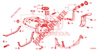 TUYAU DE REMPLISSAGE DE CARBURANT (DIESEL) pour Honda CR-V DIESEL 1.6 ELEGANCE NAVI 4WD 5 Portes 9 vitesses automatique 2015