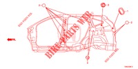 ANNEAU (LATERAL) pour Honda CR-V DIESEL 1.6 EXECUTIVE NAVI 5 Portes 6 vitesses manuelles 2015