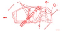 ANNEAU (LATERAL) pour Honda CR-V DIESEL 1.6 EXECUTIVE NAVI 5 Portes 9 vitesses automatique 2015