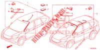 FAISCEAU DES FILS (LH) (4) pour Honda CR-V DIESEL 1.6 EXECUTIVE NAVI 5 Portes 9 vitesses automatique 2015