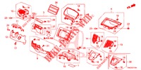 GARNITURE D'INSTRUMENT (COTE DE CONDUCTEUR) (LH) pour Honda CR-V DIESEL 1.6 EXECUTIVE NAVI 5 Portes 9 vitesses automatique 2015