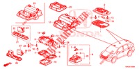 PLAFONNIER pour Honda CR-V DIESEL 1.6 EXECUTIVE NAVI 5 Portes 9 vitesses automatique 2015