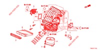 SOUFFLERIE DE CHAUFFAGE (LH) pour Honda CR-V DIESEL 1.6 EXECUTIVE NAVI 5 Portes 9 vitesses automatique 2015