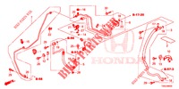 CLIMATISEUR (FLEXIBLES/TUYAUX) (LH) (3) pour Honda CR-V DIESEL 1.6 INNOVA 5 Portes 9 vitesses automatique 2015