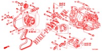 SUPPORT DE MOTEUR (DIESEL) (2.2L) pour Honda CR-V DIESEL 2.2 ELEGANCE 5 Portes 6 vitesses manuelles 2014