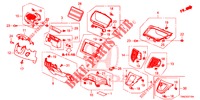 GARNITURE D'INSTRUMENT (COTE DE CONDUCTEUR) (LH) pour Honda CR-V DIESEL 1.6 EXCLUSIVE NAVI 4WD 5 Portes 6 vitesses manuelles 2015