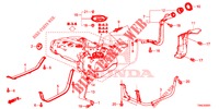TUYAU DE REMPLISSAGE DE CARBURANT (DIESEL) pour Honda CR-V DIESEL 1.6 EXCLUSIVE NAVI 4WD 5 Portes 6 vitesses manuelles 2015