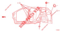 ANNEAU (LATERAL) pour Honda CR-V DIESEL 1.6 COMFORT 5 Portes 6 vitesses manuelles 2018