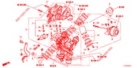TURBOCOMPRESSEUR (DIESEL) (2) pour Honda CR-V DIESEL 1.6 COMFORT 5 Portes 6 vitesses manuelles 2018