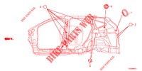 ANNEAU (LATERAL) pour Honda CR-V DIESEL 1.6 EXECUTIVE NAVI PLUS 5 Portes 9 vitesses automatique 2018