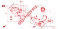 CHAMBRE DE RESONANCE (DIESEL) pour Honda CR-V DIESEL 2.2 EXCLUSIVE 5 Portes 6 vitesses manuelles 2013