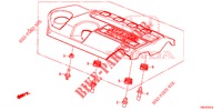 COUVERCLE DE MOTEUR (DIESEL) (2.2L) pour Honda CR-V DIESEL 2.2 EXCLUSIVE 5 Portes 6 vitesses manuelles 2013