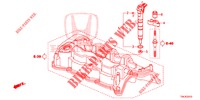 INJECTEUR (DIESEL) (2.2L) pour Honda CR-V DIESEL 2.2 EXCLUSIVE 5 Portes 6 vitesses manuelles 2013