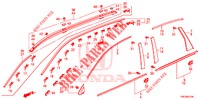 MOULAGE pour Honda CR-V DIESEL 2.2 EXCLUSIVE 5 Portes 6 vitesses manuelles 2013