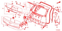 HAYON ARRIERE pour Honda CR-V DIESEL 2.2 COMFORT 5 Portes 6 vitesses manuelles 2013
