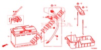 BATTERIE (3) pour Honda CR-V DIESEL 2.2 DIESEL ELEGANCE L 5 Portes 6 vitesses manuelles 2013