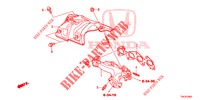 COLLECTEUR D'ECHAPPEMENT (DIESEL) (2.2L) pour Honda CR-V DIESEL 2.2 DIESEL ELEGANCE L 5 Portes 6 vitesses manuelles 2013