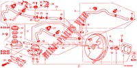 MAITRE CYLINDRE DE FREIN/ALIMENTATION PRINCIPALE (LH) (1) pour Honda CR-V DIESEL 2.2 DIESEL ELEGANCE L 5 Portes 6 vitesses manuelles 2013
