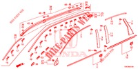 MOULAGE pour Honda CR-V DIESEL 2.2 DIESEL ELEGANCE L 5 Portes 6 vitesses manuelles 2013