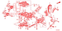 POMPE A HUILE (DIESEL) (2.2L) pour Honda CR-V DIESEL 2.2 DIESEL ELEGANCE L 5 Portes 6 vitesses manuelles 2013