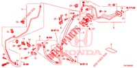 CLIMATISEUR (FLEXIBLES/TUYAUX) (DIESEL) (2.2L) (LH) pour Honda CR-V DIESEL 2.2 DIESEL ELEGANCE L 5 Portes 5 vitesses automatique 2013