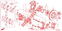 FREIN AVANT (1) pour Honda CR-V DIESEL 2.2 DIESEL ELEGANCE L 5 Portes 5 vitesses automatique 2013